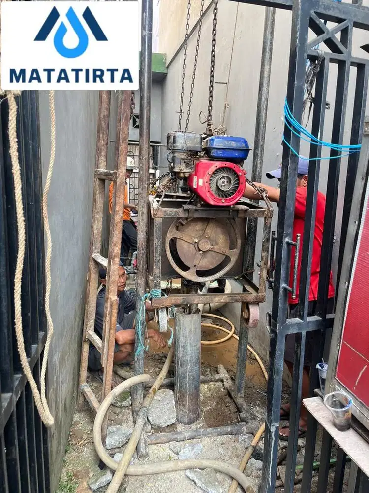 Jasa sumur bor bergaransi sampai air keluar satelite sible jet pump
