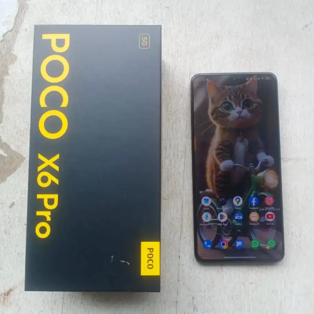 Xiaomi Poco x6 pro 5G 12/512GB Like new mulus garansi