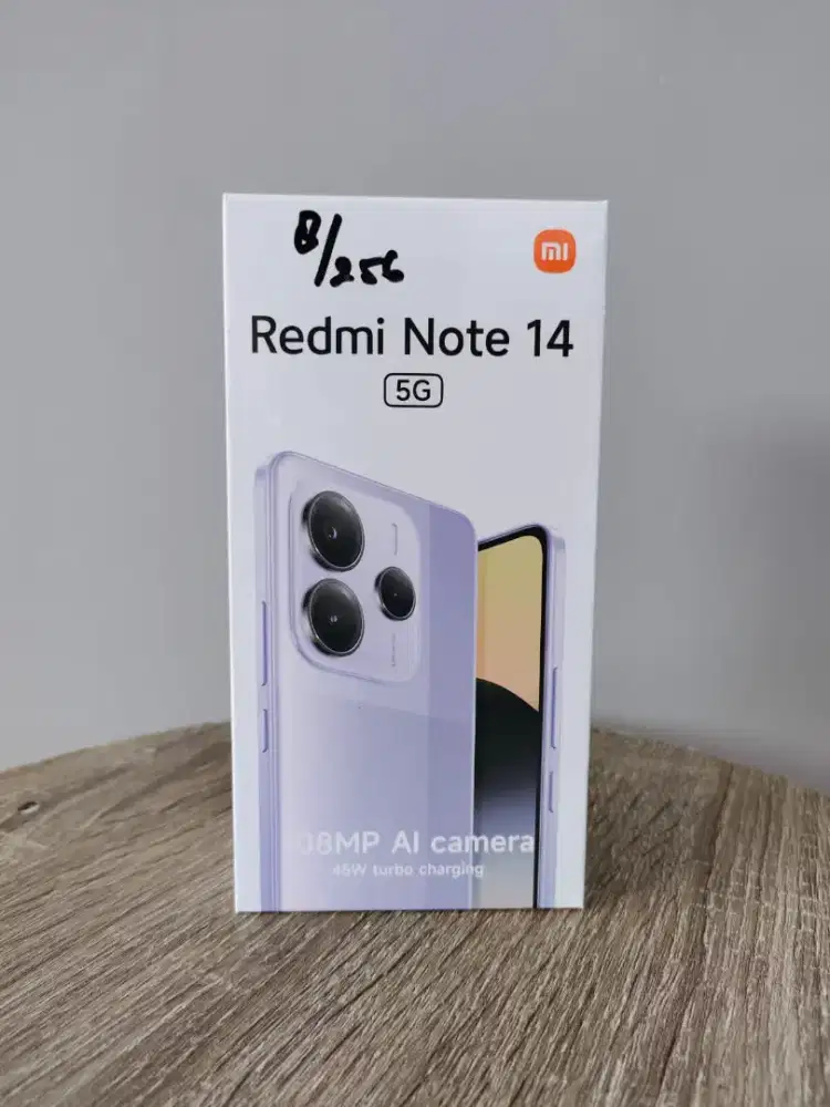 New Redmi Note 14 5G ram 8/256