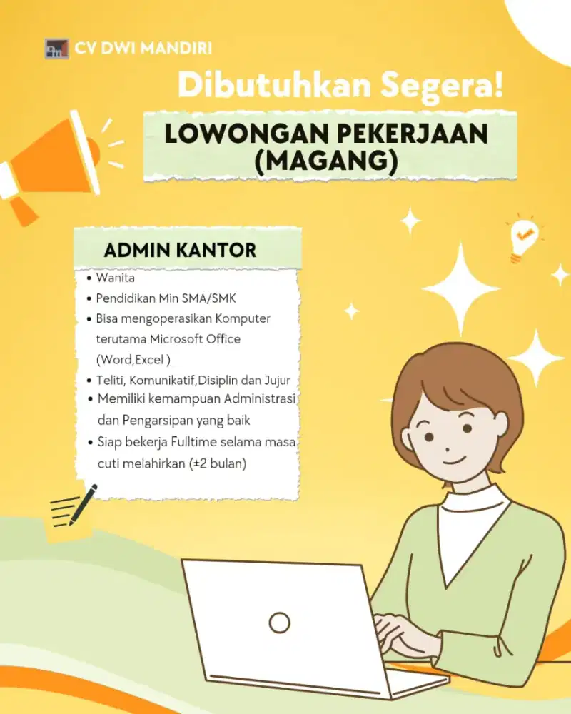 Lowongan Pekerjaan Administrasi Perkantoran