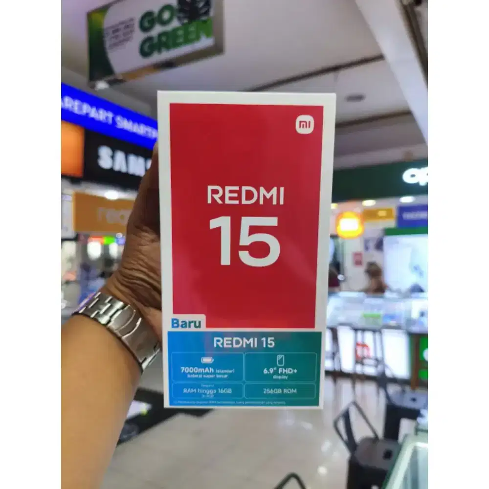 Redmi 15 8/256 new garansi resmi