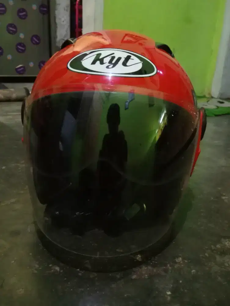 Jual cepat helm KYT 2 vision merah