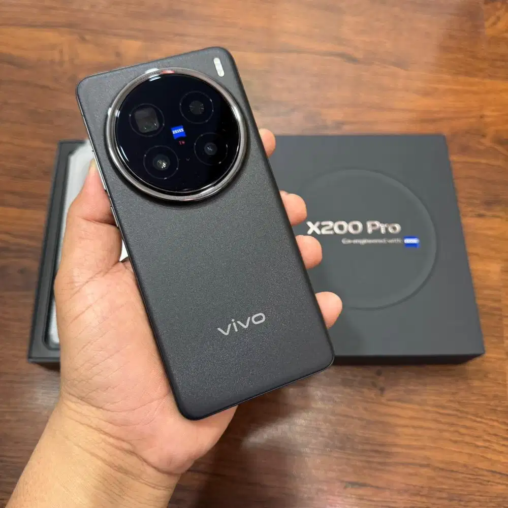 vivo x200 pro 16/512gb hitam mulus seperti baru
