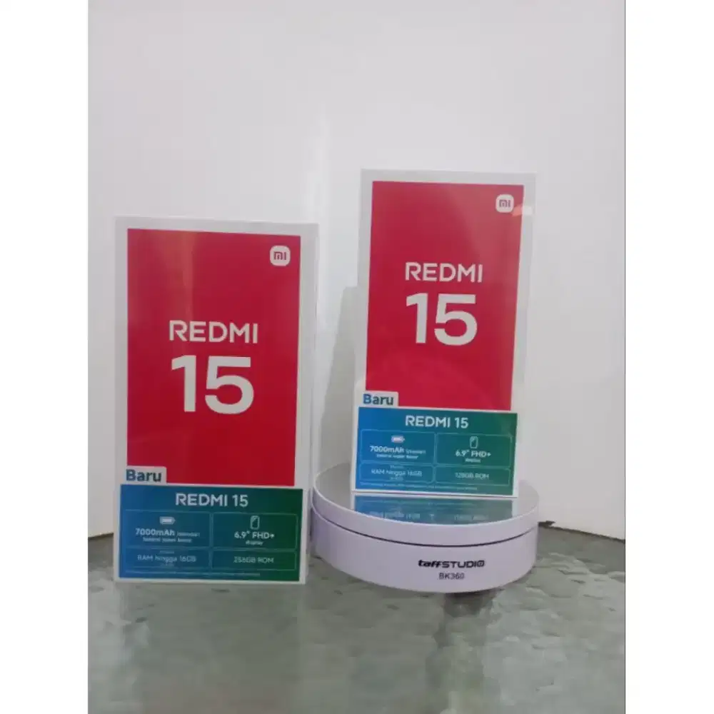 Redmi 15 8/128 new garansi resmi