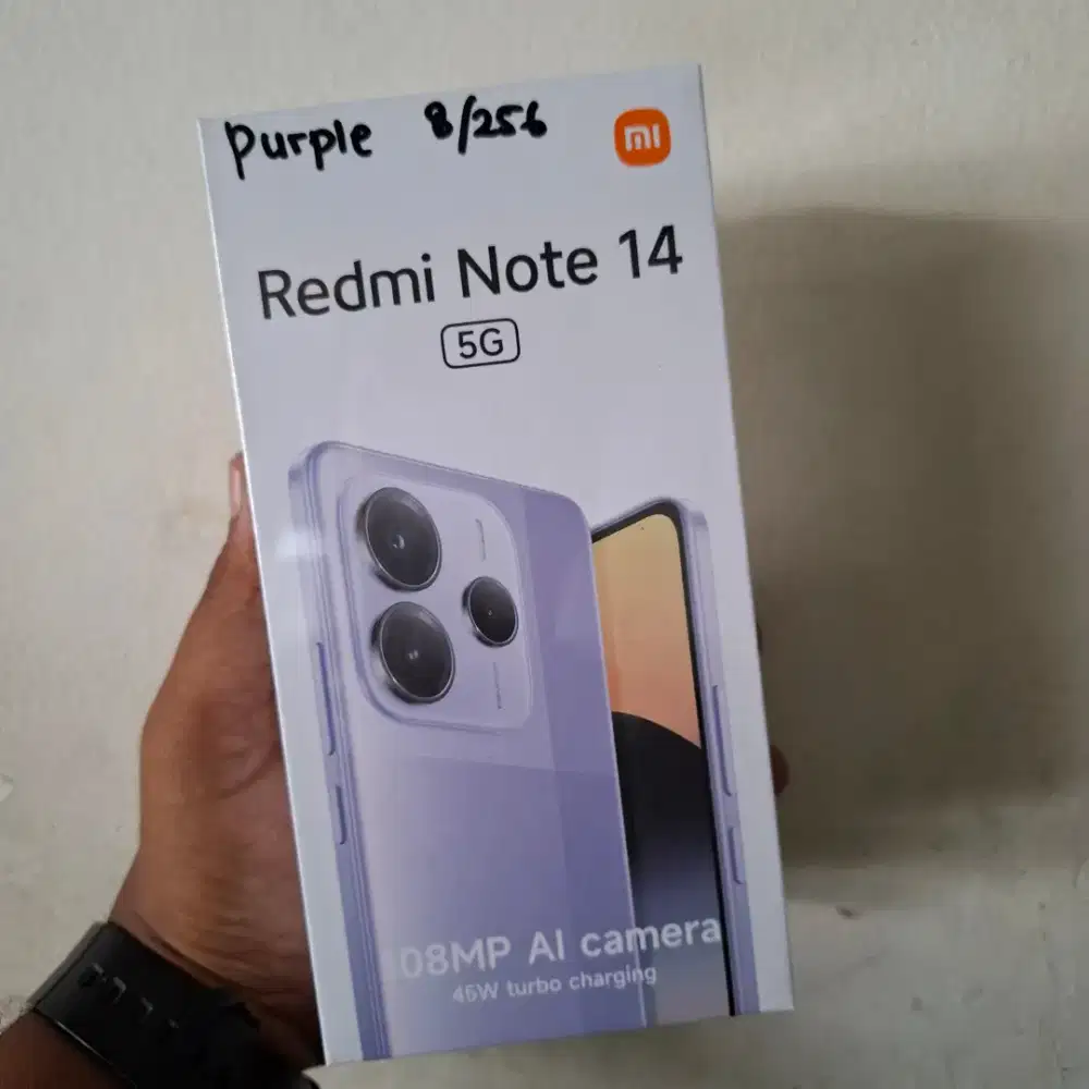 Xiaomi Redmi Note 14 5G 8/256 Garansi Resmi 15 bulan