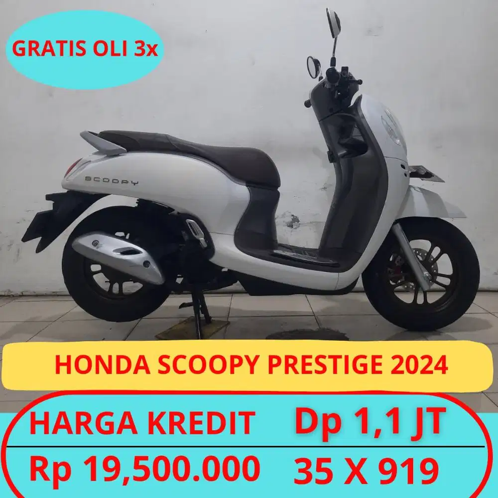 Honda Scoopy Prestige 2024 Motor Bekas Kondisi Masih Gress