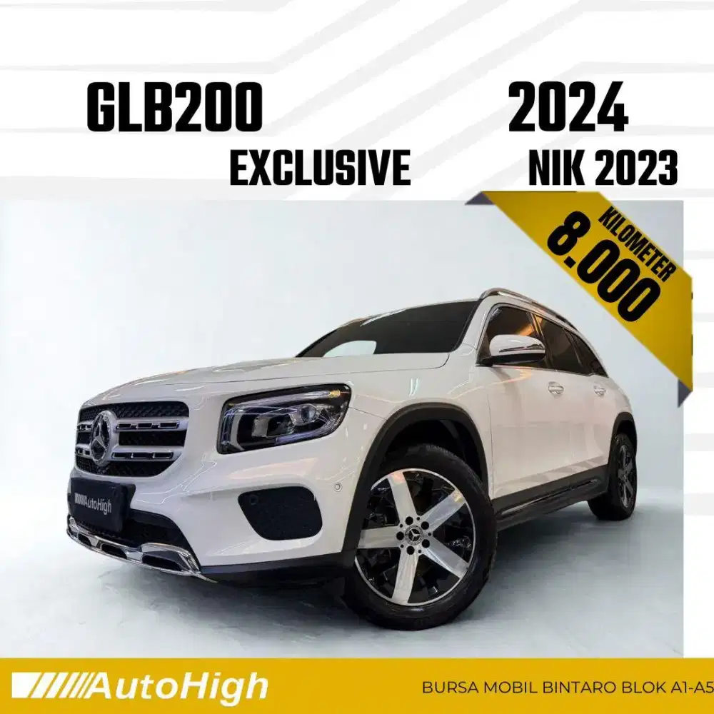 DP10% [Km8.000] GLB200 2023 White /GLB 200 Reg 2024 #AUTOHIGH