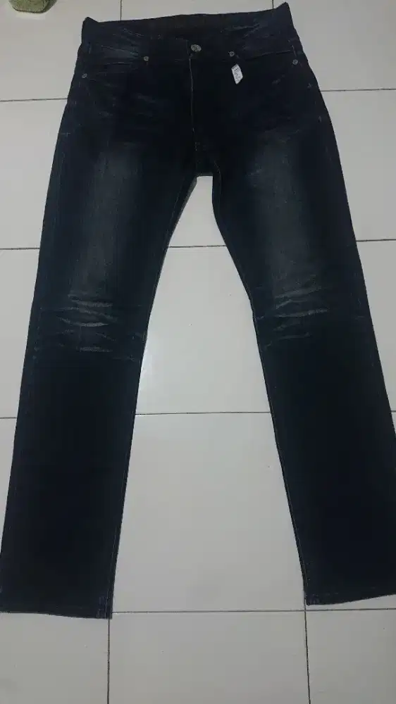 Preloved jeans branded black wash