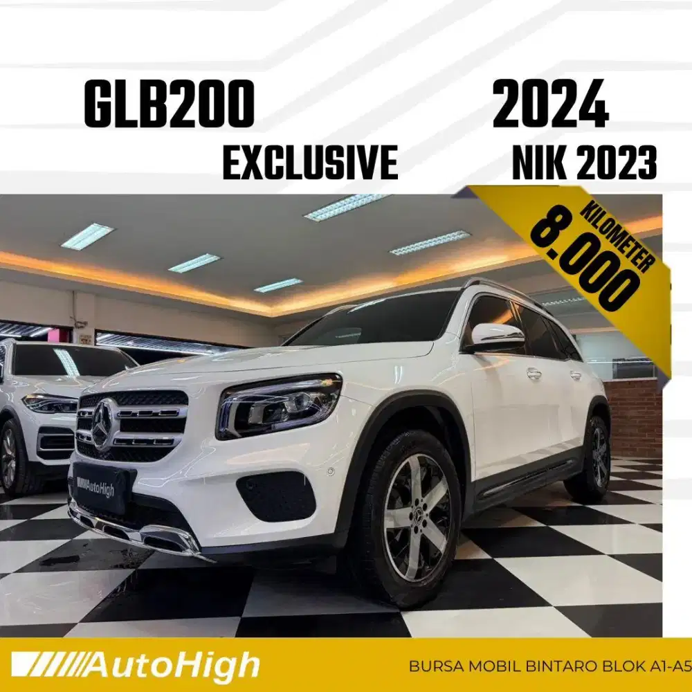DP10% [Km8.000] GLB200 2023 White / GLB 200 Reg 2022 #AUTOHIGH