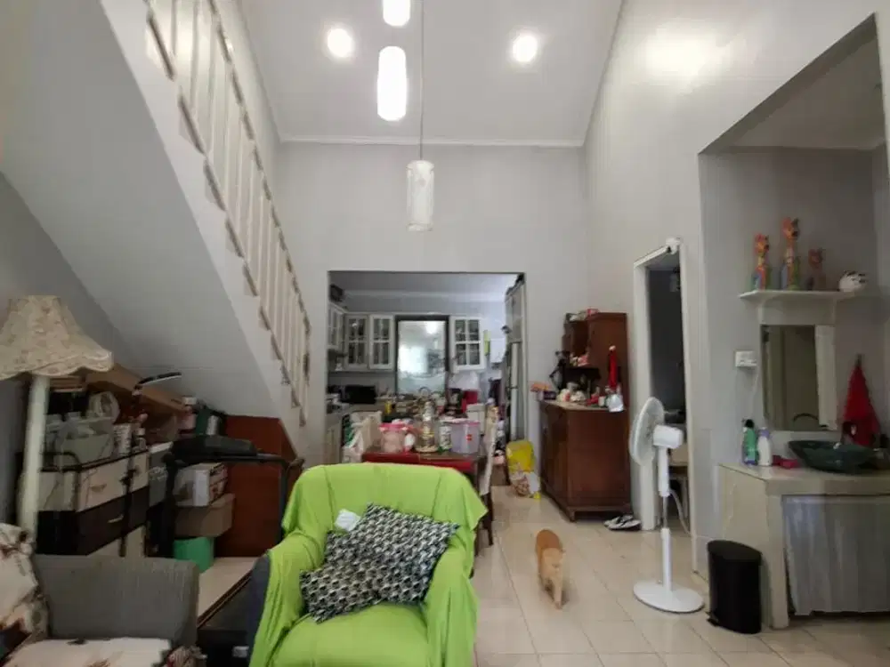 DIJUAL CEPAT RUMAH MEZZANINE 1,5 LANTAI RANGKA BAJA RINGAN KOTA WISATA CIBUBUR BOGOR
