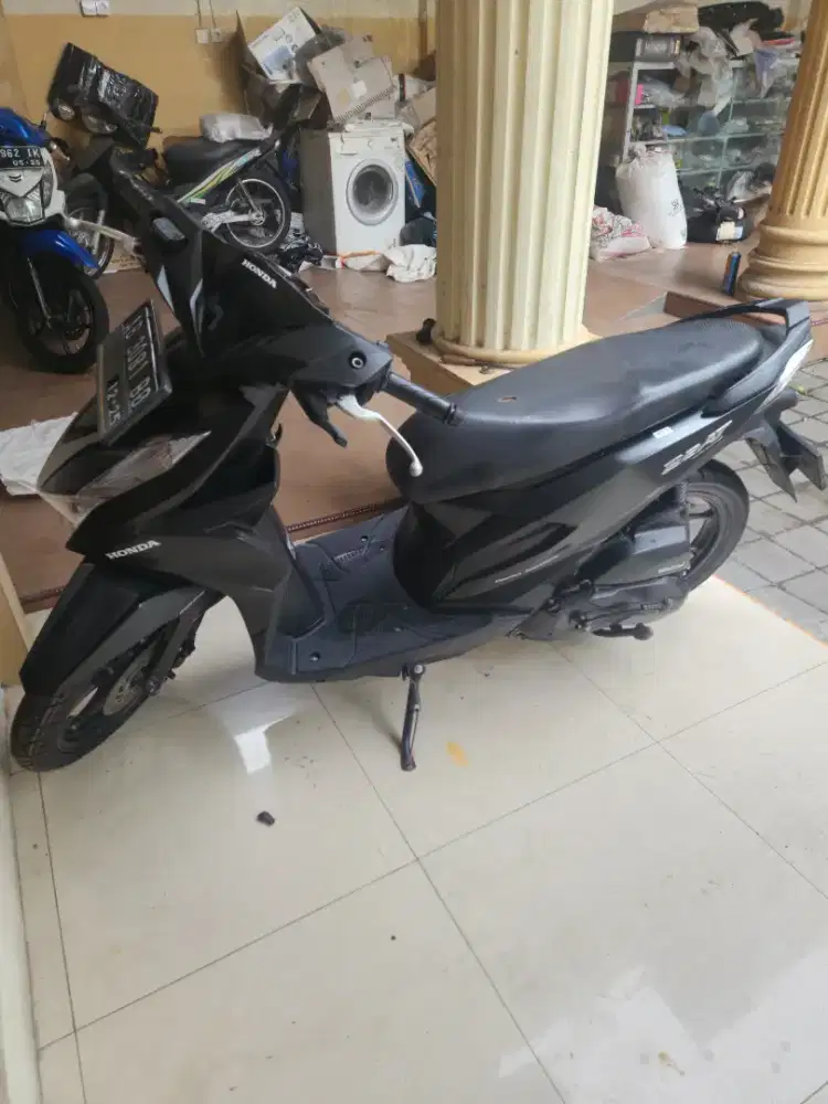 Dp500rb Beat deluxe hitam doff 2020 pajak plat baru gbm