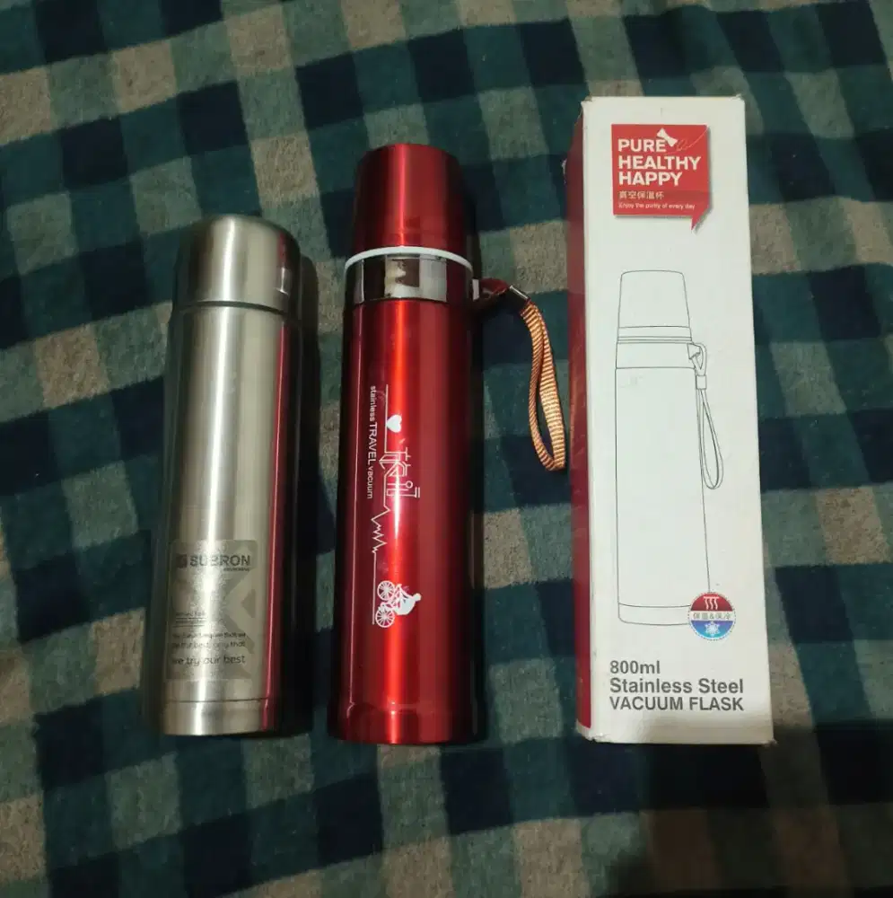 Botol termos air panas stainless