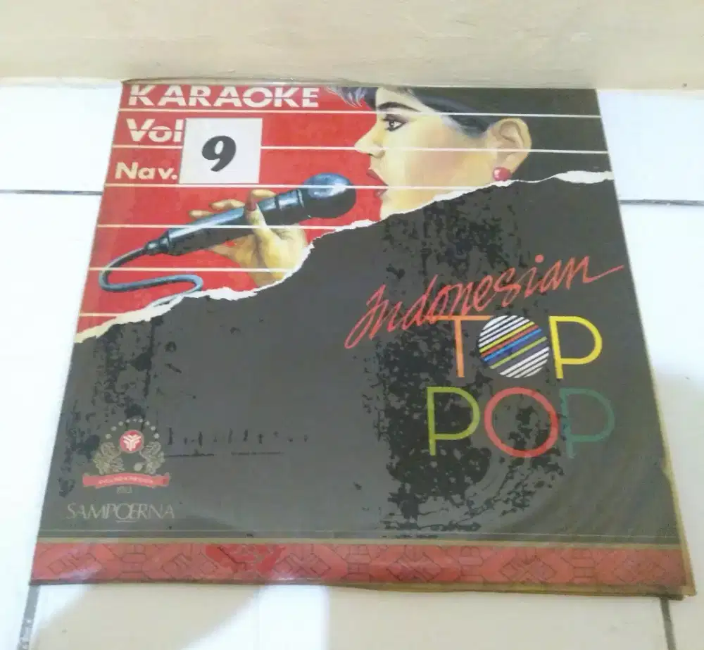 Piringan Laserdisc karaoke lagu Indonesia lawas jadul thn 90 an ,