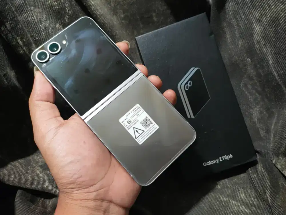 Samsung Zflip 6 ram 12/256gb mulus istimewa fullset original