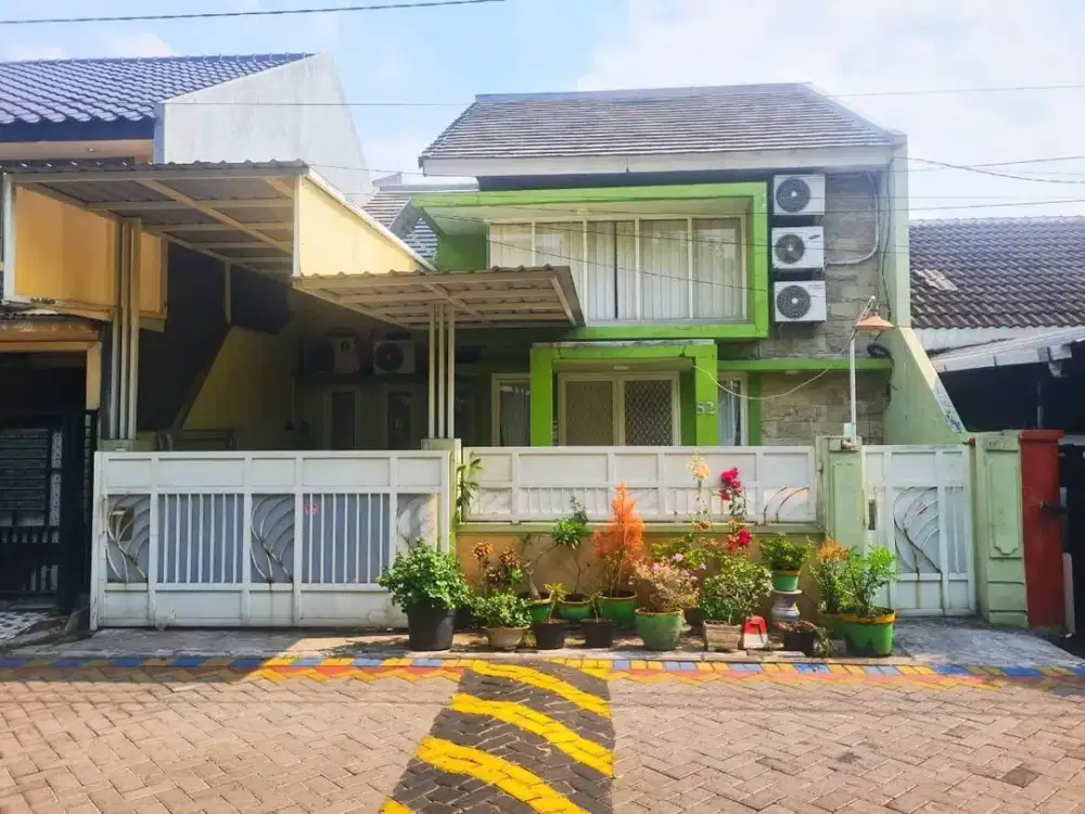 DEKaT TOLL GUNUNG SaRI Dan KaMPUS UNESA  Rumah TYPE MEZANINE Murah Siap Huni Di Pondok Maritim Surabaya
