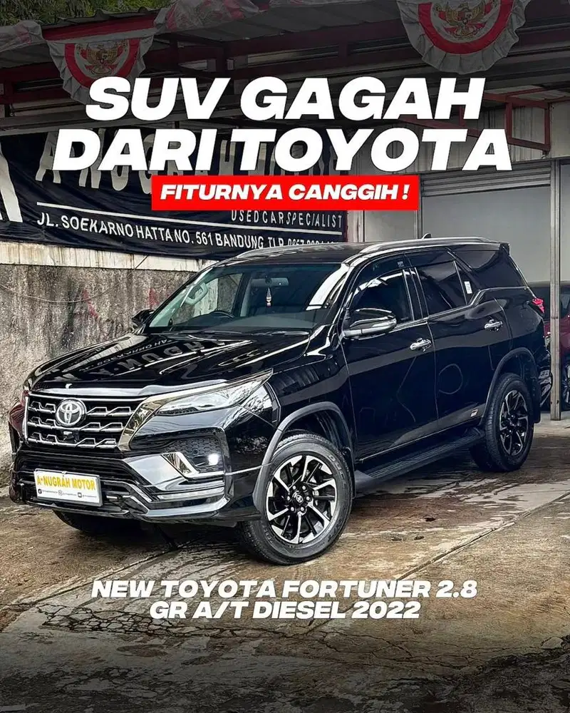 DIESEL MATIC !! Toyota FORTUNER VRZ GR 2.8 TAHUN 2022 || ANM