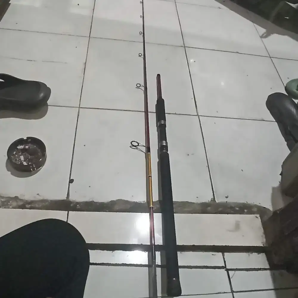 Alat mancing 1 set Joran Maguro + Reel Ryobi