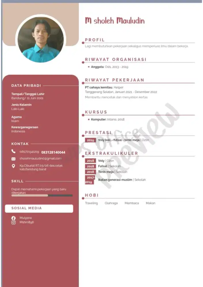 Loker apa saja buat saya