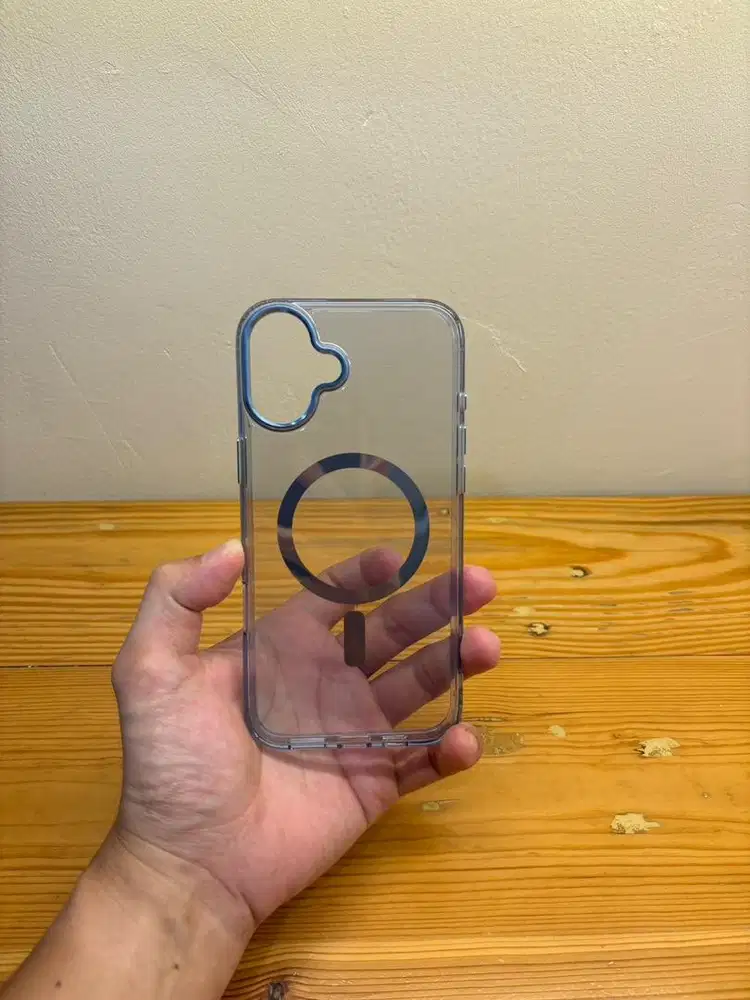 Case iphone 16 plus soft case magsafe transparant