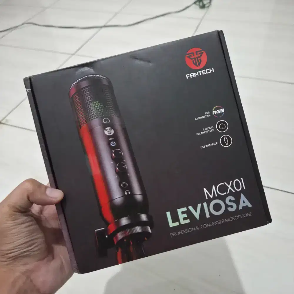 Fantech MCX01 Leviosa – Condenser Mic USB, Streaming & Voice Over