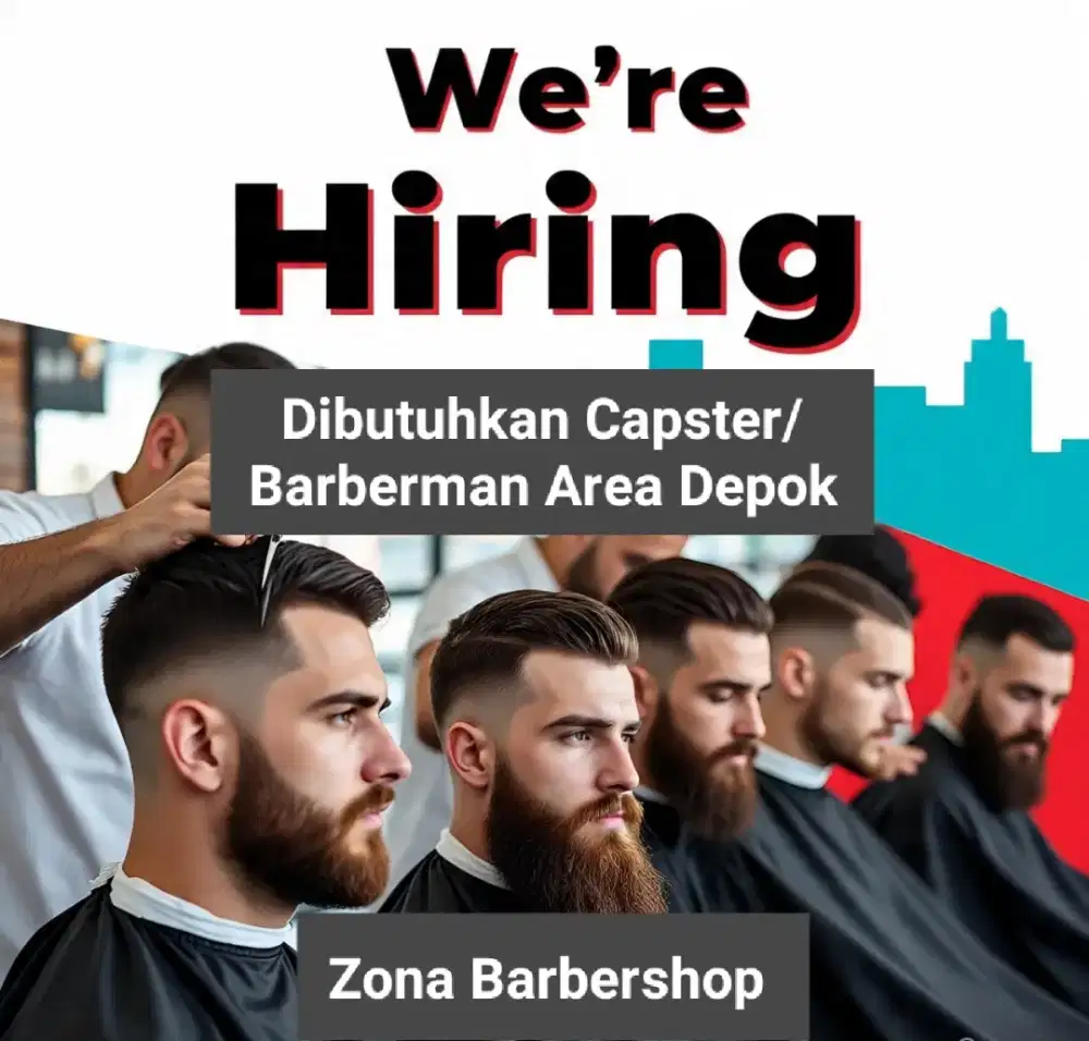 Dibutuhkan Capster/Barberman Area Depok