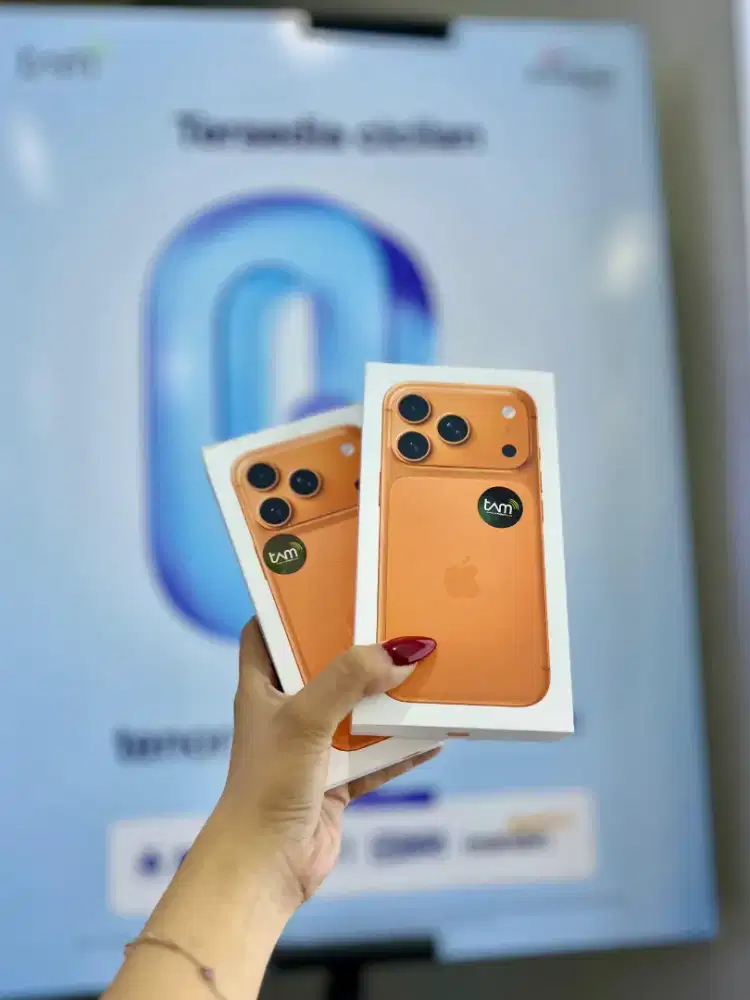 IPHONE 17 PRO 256GB COSMIC ORANGE STOK TERBATAS