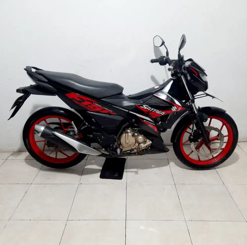 Suzuki Satria Injeksi Black Fire with Remote Alarm