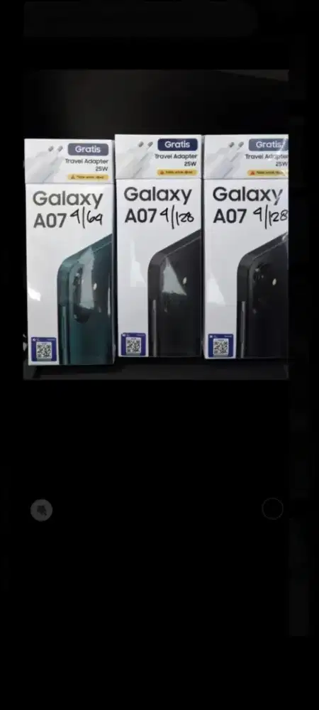 Samsung galaxy A07 4/128 danrom64gb garansi resmi