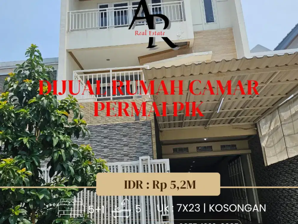 Dijual cepat rumah camar permai pik