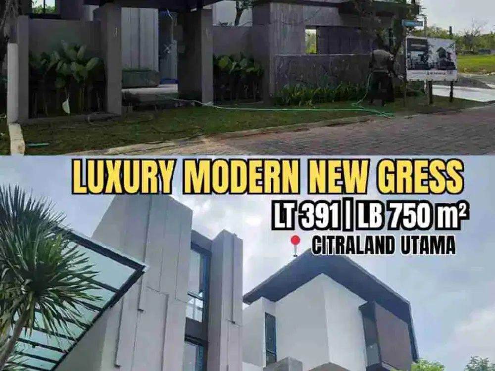 Hot Listing Signature Luxury House 3 lantai di Citraland Utama Surabaya Barat
