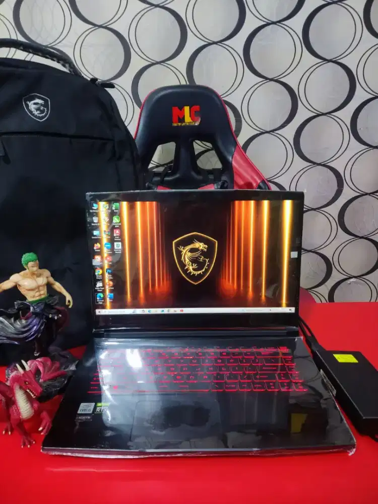 MSI GF63 GEN 10 RAM 16GB SSD 512GB VGA RTX 3050 Siap Gaming