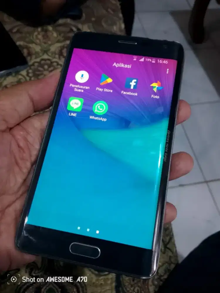 Ss note edge docomo.. 3/32.. hp mahal pd jamanny.. ok puny