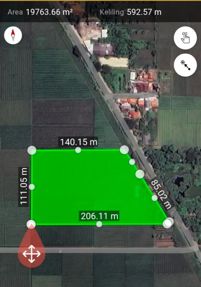 DI JUAL TANAH SAWAH MURAH STRATEGIS DEKAT PELABUHAN PATIMBAN SUBANG