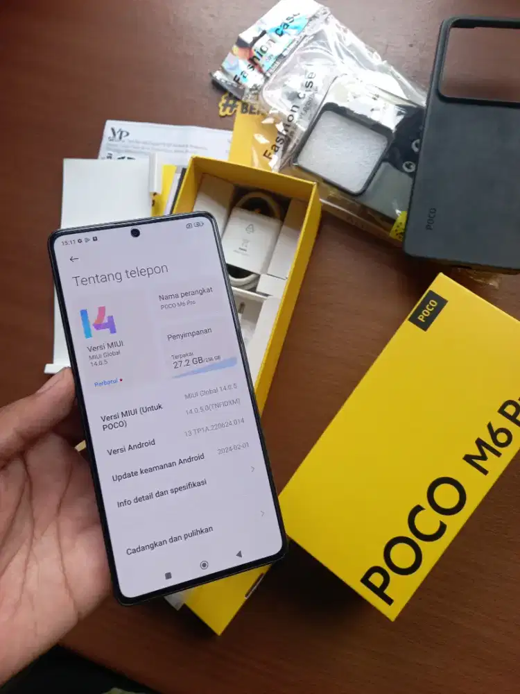 Poco M6 Pro 8/256 Lengkap Mulus