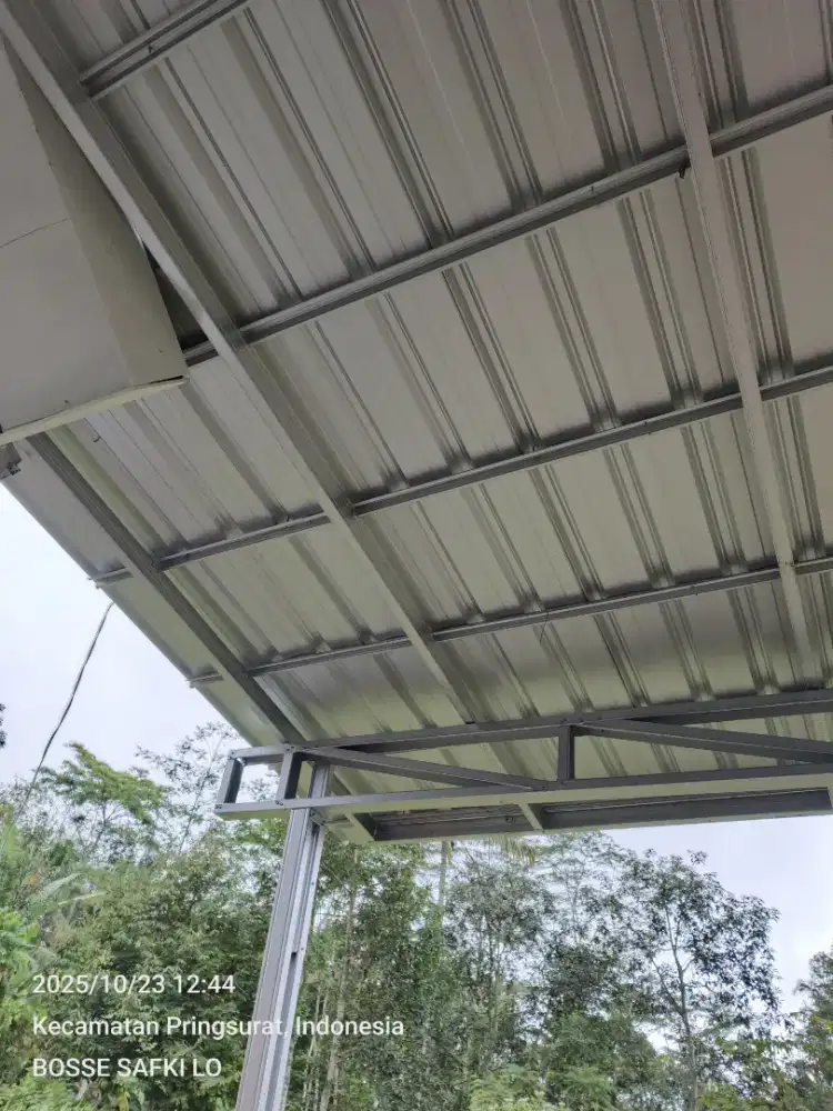 PEMASANGAN KANOPI TERAS RUMAH TERPASANG