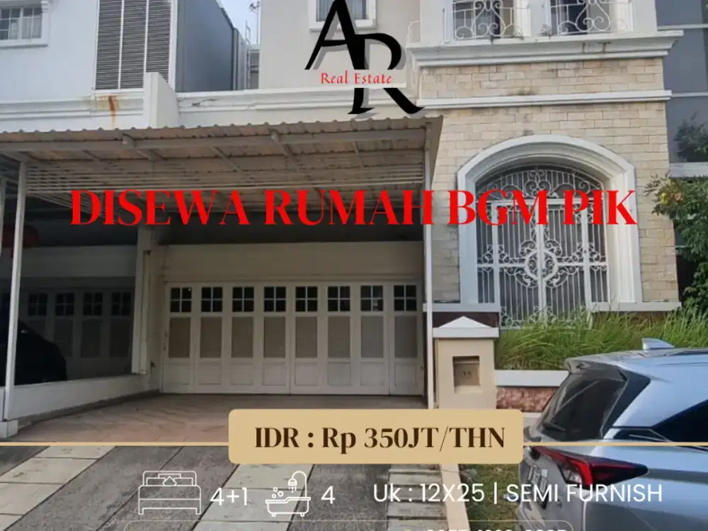 Disewa rumah BGM PIK