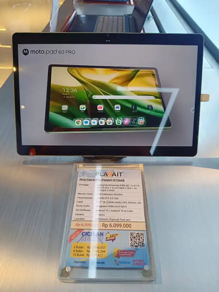 Moto Pad 60 Pro
Cicilan mulai dari 400 ribuan  saja ...