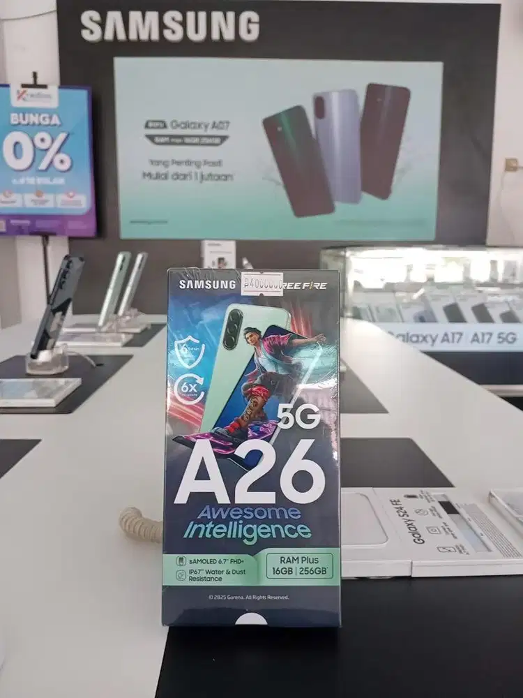 Samsung A26 5G 8/256gb baru garansi resmi