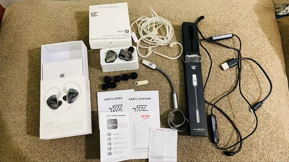 KZ Earphone & KZ Donge USB-C (Bonus KZ Bluetooth Adapter)