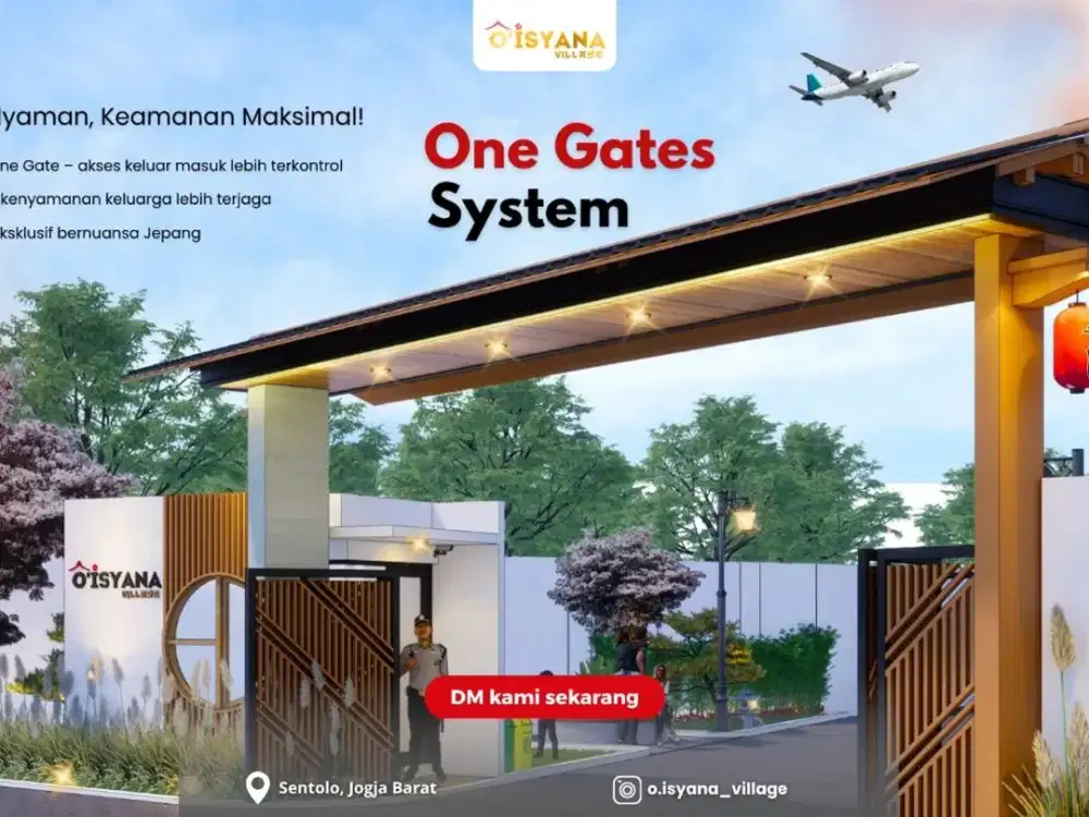 RUMAH ALA JEPANG DI JOGJA UNIK 400m KE BRIMOB SENTOLO