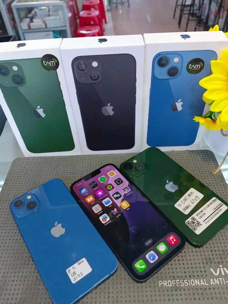 IPHONE 13 128GB SECOND INDO