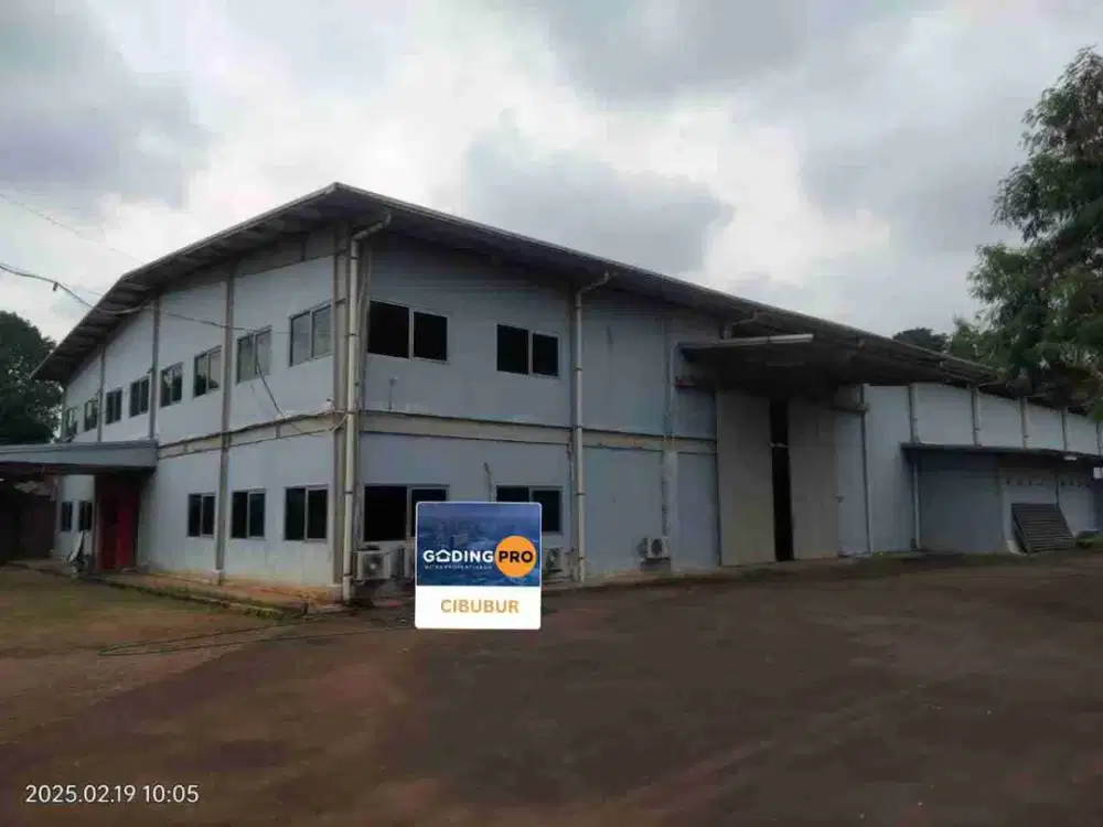 Dijual Cepat  Pabrik di Cikeas Udik, 
LT 4900 meter