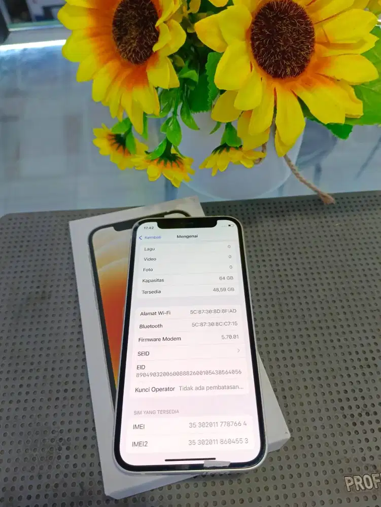 IPHONE 12 MINI 64GB SECOND INDO