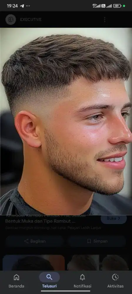 Di butuhkan orang yang bisa potong rambut