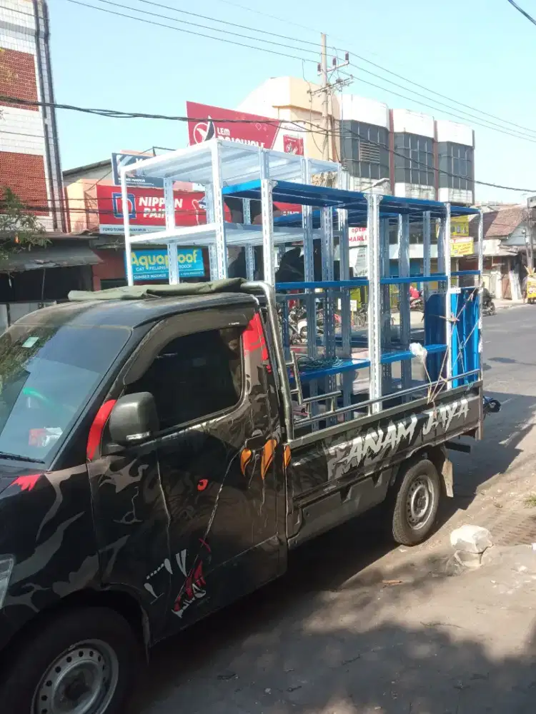 Rak besi rak londry rak gudang