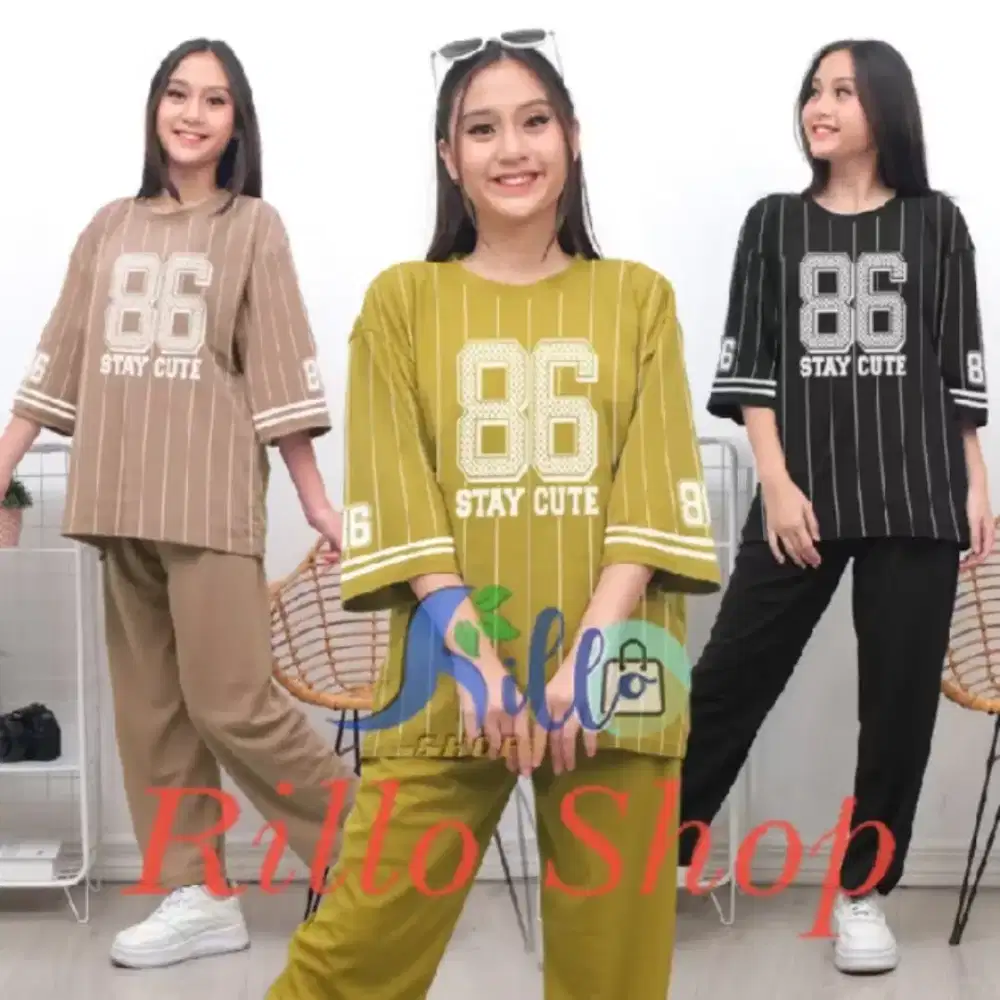 Cod setelan baju stay cute