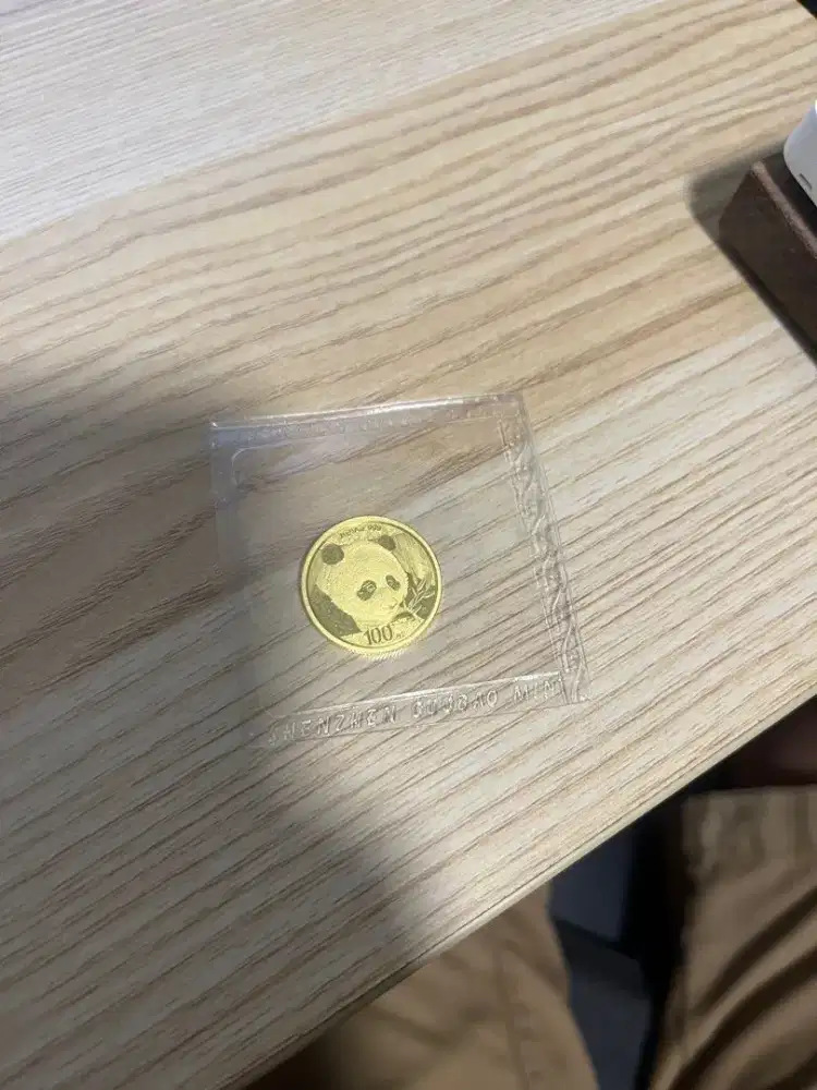 8g Chinese Gold Koin Coin Panda 2018