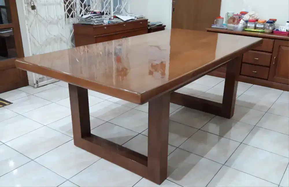 Jual cepat Meja Meeting / Meja Makan Full Jati