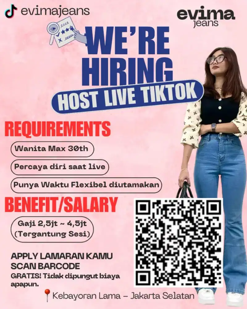 LOWONGAN KERJA HOST LIVE