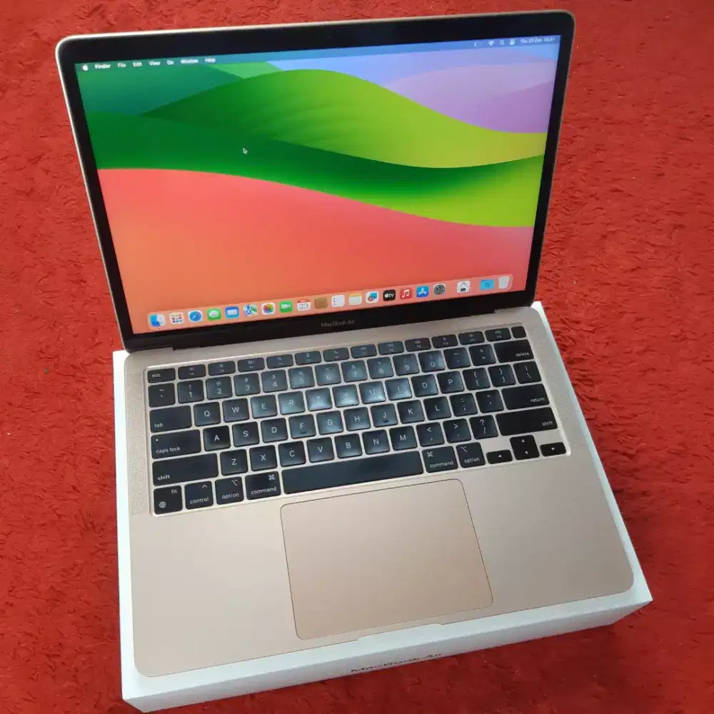 Macbook air m1 2020 ram 8gb ssd 256gb fullset mulus ex ibox bisa cod